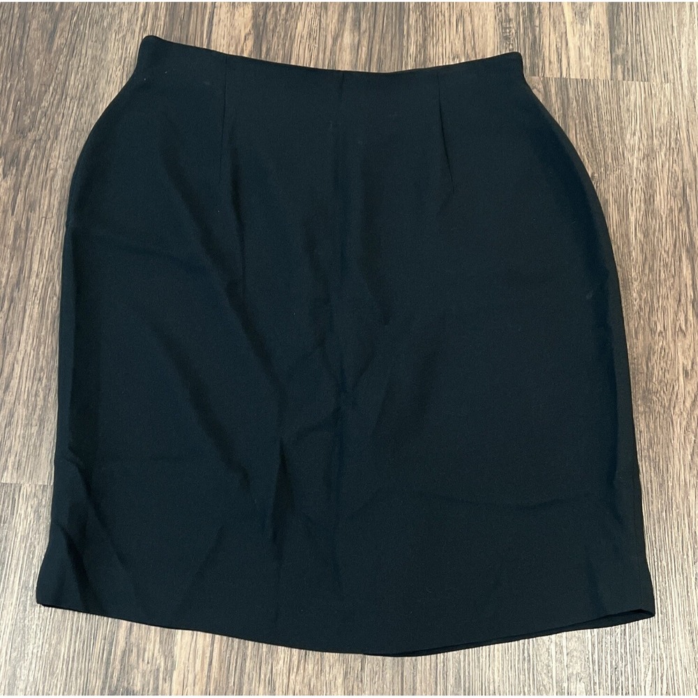 Rena Rowan Women's Midi Skirt Size 14 Color Black A-Line